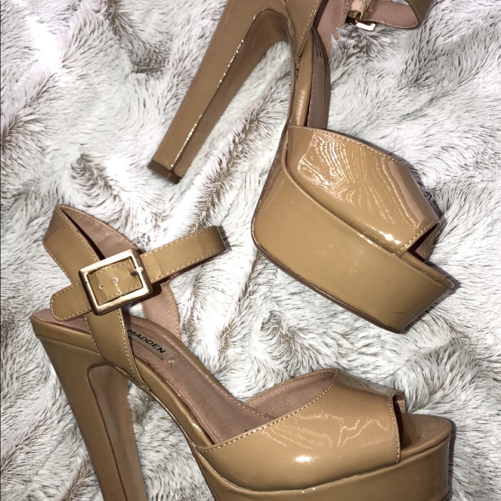 Steve Madden Platform Heels with Ankle Straps